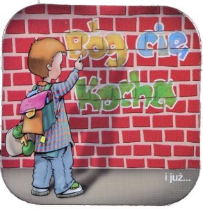 Podkładka korkowa "Bóg cię kocha"