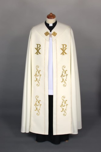 kapa liturgiczna w kolorze ecru-1
