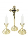 Zestaw kolędowy złoty z cienką świecą 44