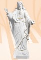 Serce Pana Jezusa figura 70 cm- biała
-2