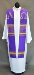 Stuła kapłańska fioletowa Alfa i Omega FP-503-F 4-208-4