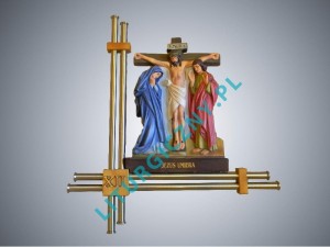 Droga krzyżowa na krzyżu chromowanym SI 215/216