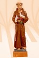 Święty Franciszek z gołąbkami figura - kolor naturalny 50 cm-4