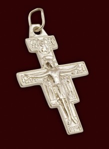 Krzyż św. Damiana ze srebra K138