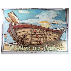 Plakat A3 "Wypłyń na głębie"