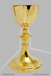 Kielich do kościoła, pozłacany 060 / S-033
