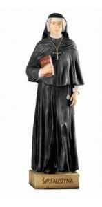 Święta Faustyna figura z żywicy 140 cm/SI 632