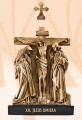 Droga krzyżowa, masa żywiczna, stacje drogi krzyżowej w różnej kolorystyce E/243 KOLOR WŁOSKIEGO ZŁOTA-5