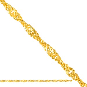 Łańcuszek ze  złota Singapore 50 cm