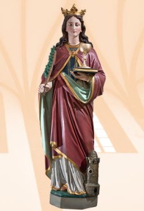 Święta Barbara figura