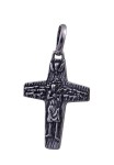 Krzyż srebrny Papieża Franciszka Dobry Pasterz K197