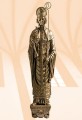 Święty Wojciech płaskorzeźba 43 cm - stare złoto-3