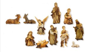 Figury bejcowane do szopki na Boże Narodzenie K183GB
