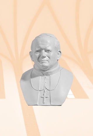 Popiersie Ojca św. Jana Pawła II - białe
-1