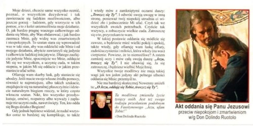 Akt oddanie się Panu Jezusowi, składany folder-1