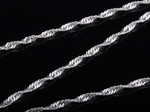 Łańcuszek ze srebra 0,4 singapur - 45-50 cm