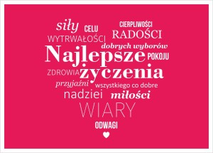 Kartka Najlepsze życzenia