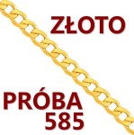 Łańcuszek ze złota Pancerka 50 cm 28623