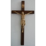 Krzyż w całości wykonany z drewna 9 - 100 cm