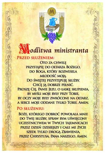 modlitwa monistranta