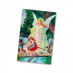 Obrazek z Aniołem Stróżem - różne wzory  (100 szt.)