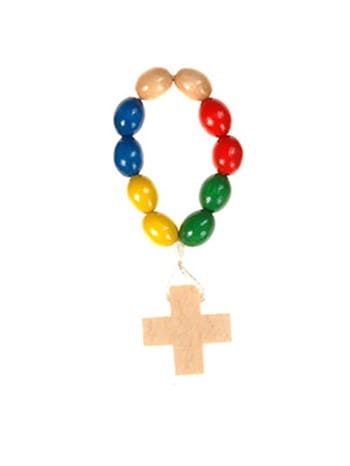 różaniec misyjny kolorowy