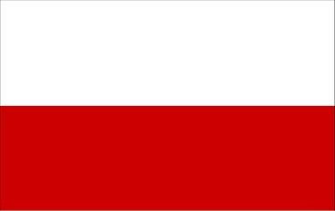 Flaga państwowa biało-czerwona 115x70 cm