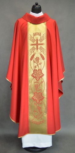 Czerwony ornat liturgiczny