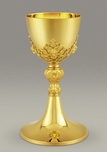 Kielich współczesny z filigranowymi zdobieniami U/015