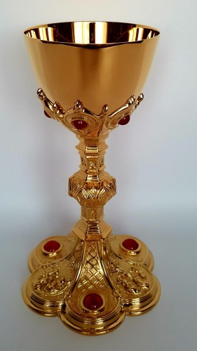 kielich liturgiczny złocony