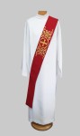 Stuła diakońska czerwono-zielona /519