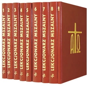 komplet lekcjonarzy mszalnych
