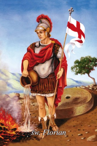 obrazek ze Św. Florianem-1