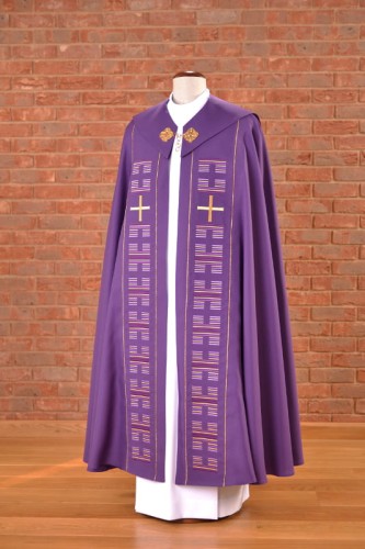 kapa fioletowa dla księdza