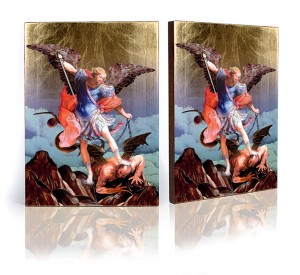 Ikona z certyfikatem Św. Michał Archanioł