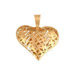 Serduszko ażurowe ze złota próba 585