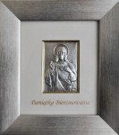 Pamiątka Bierzmowania - obraz ze srebra