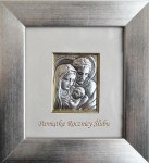 Pamiątka Rocznicy Ślubu - Obrazek srebrny Św. Rodzina