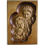 Obraz drewniany 65D z wizerunkiem Św. Rodziny