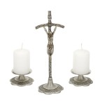 Zestaw kolędowy papieski mały srebrny 00-05