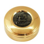 Hostiarka złocona S/694 z barankiem