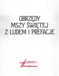 Rytuał Mszy Świętej z ludem; obrzędy; prefacje