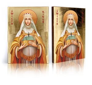 Ikona z certyfikatem - Święta Kinga