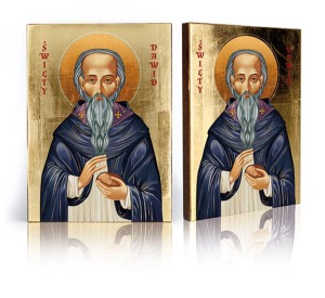 Ikona z certyfikatem - Święty Dawid