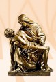Pieta nr 190 (Matka Boska z Chrystusem) 100 cm  - włoskie złoto-4