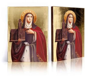 Ikona z certyfikatem - Święta Jadwiga Śląska