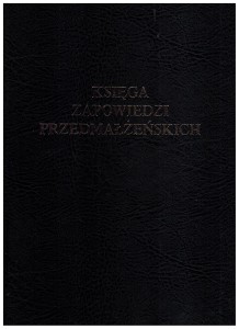 Księga zapowiedzi przedmałżeńskich