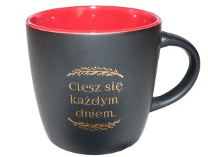 Kubek beczka - Ciesz się każdym dniem!