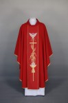 Ornat czerwony z symboliką Ducha Świętego 1-076-22