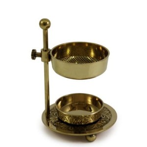 Kadzielniczka domowa mosiężna, regulowana S/G878